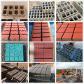 automatic color face pavement block making machinery road paver block production line